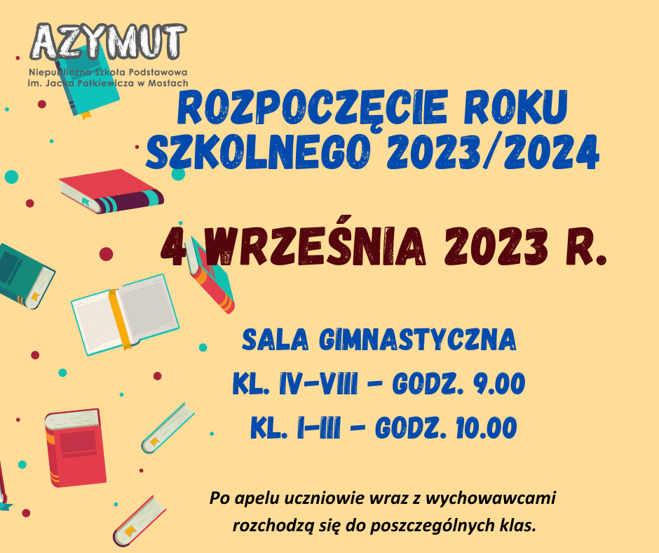 Rozpoczęcie Roku szkolnego 2023/2024